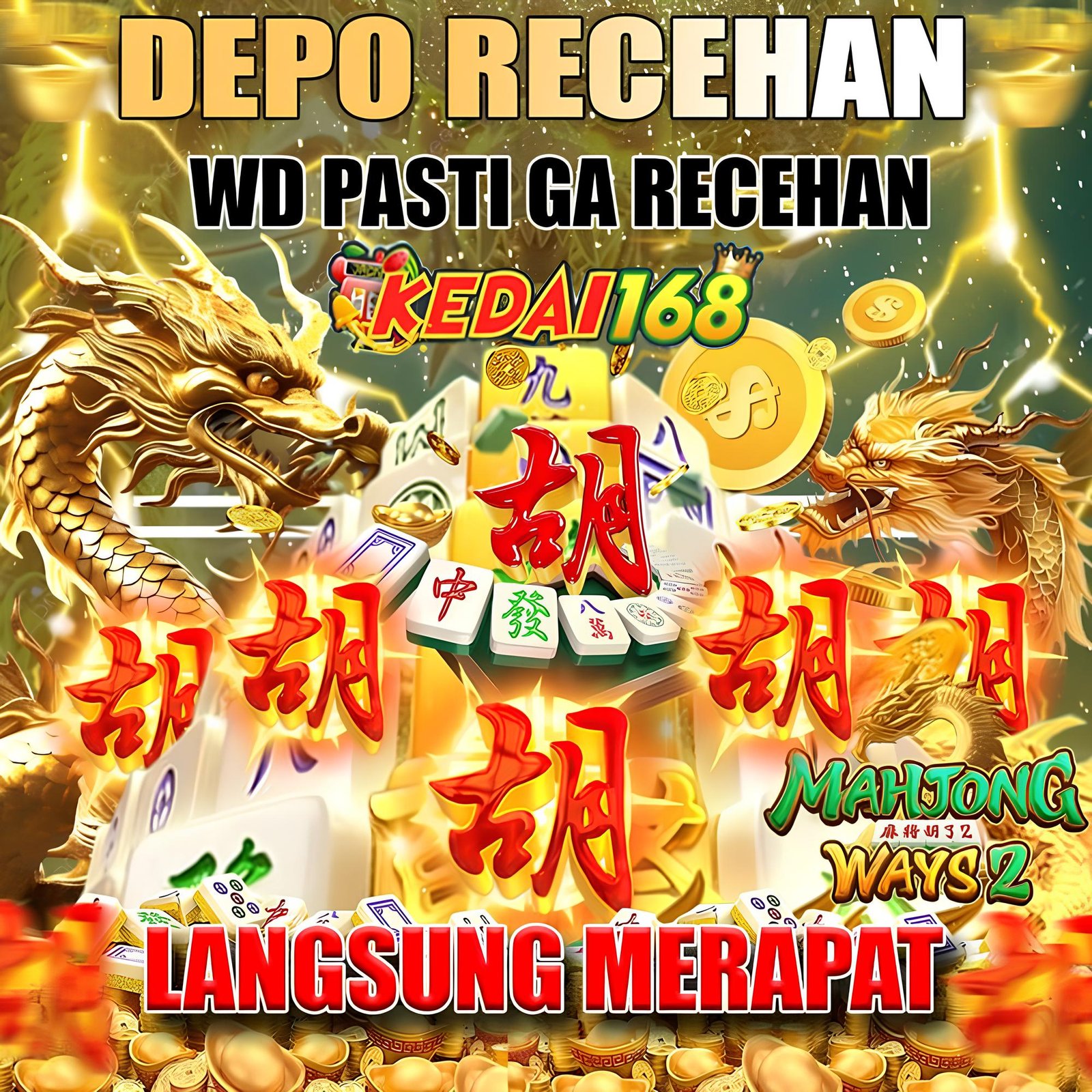 KEDAI168 # Daftar link Slot Mahjong Gampang Menang Pecahan Wild x10 Hari Ini